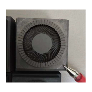 0.07mm sector-shaped graphite electrode